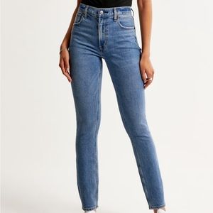 Abercrombie ultra high rise super skinny jeans